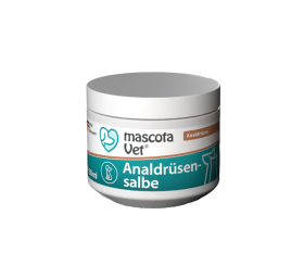mascota vet Analdrüsensalbe für Hunde & Katzen, natürliche Pflegesalbe bei verstopften Analdrüsen, 30 ml