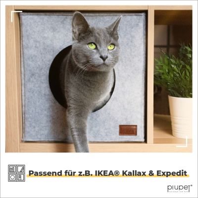 Thumbnail 4: PIUPET Katzenhöhle inkl. Kissen I Passend für z.B. IKEA® Kallax I Kuschelhöhle Katze