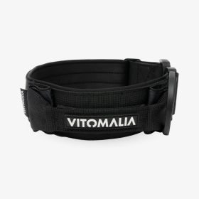 Vitomalia Extreme EditionTaktisches Hundehalsband mit belastbarer Schnalle & Magnet Handgriff - Schwarz