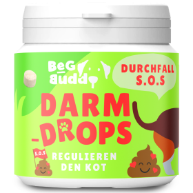 BeG Buddy Darm-Drops für Hunde bei Durchfall Kotbeschaffenheit Darmflora