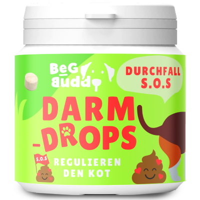 Thumbnail 1: BeG Buddy Darm-Drops für Hunde bei Durchfall Kotbeschaffenheit Darmflora