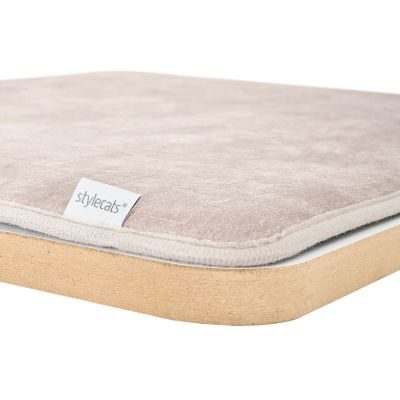 Thumbnail 5: stylecats® Kratzbaum Clu 3 Liegeflächen beige mit Kratzfläche Cozy beige, 145 cm