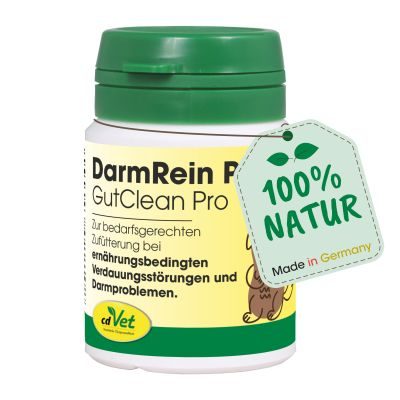 cdVet DarmRein Pro 20 g – Natürliche Darmreinigung für Hunde, Katzen & Heimtiere
