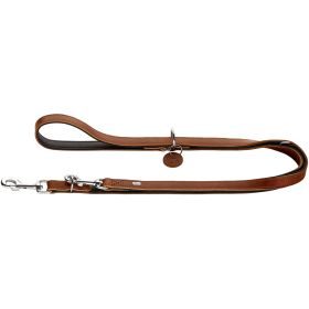HUNTER Verstellbare Führleine Comfort 15/200, cognac/schwarz