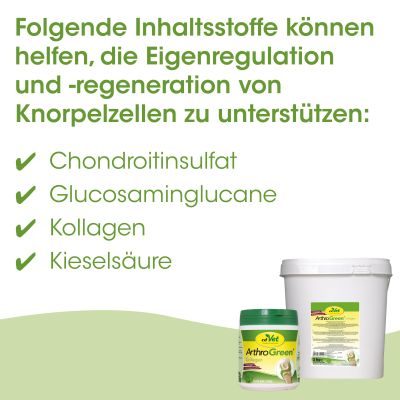 Thumbnail 5: cdVet ArthroGreen Collagen 130 g - Natürliche Gelenkunterstützung für Katzen, Hunde und Pferde