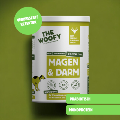 THE WOOFY Präbiotischer Snack für die Verdauung des Hundes