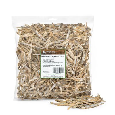 Thumbnail 3: Kaureks Natur Hundeleckerlies Sprotten Trockenfisch Für Hunde 1000g