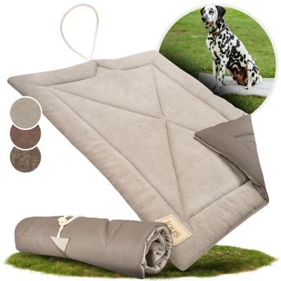 Lous Lous Hunde Picknickdecke Grau / L-100x80x3cm