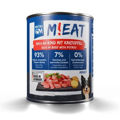 Thumbnail 1: NutriQM NutriQM M!EAT Rind & Kartoffel 6 x 800 g