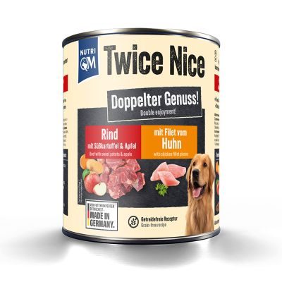 Thumbnail 1: NutriQM NutriQM Twice Nice Rind & Hühnerbrustfilet 6 x 800g