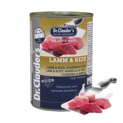 Thumbnail 1: Dr.Clauder’s Selected Meat Lamm & Reis 400g