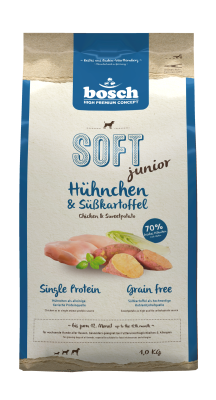 Bild 1 von 1: bosch Tiernahrung HPC Soft Junior Hühnchen & Süßkartoffel – Hundefutter – 1kg