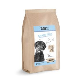 Dogs'n Tiger Adult Premium Hunde Futter, Fischers Fritz, Trockenfutter, Getreidefrei, Lachs & Hering, 2kg