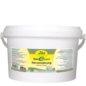 cdVet EquiGreen Nervennahrung 2 kg - Ergänzungsfuttermittel für nervöse Pferde