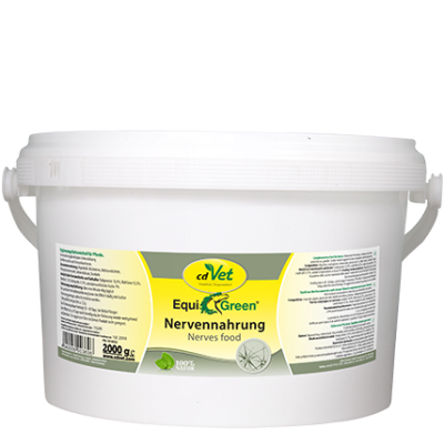 Thumbnail 1: cdVet EquiGreen Nervennahrung 2 kg - Ergänzungsfuttermittel für nervöse Pferde