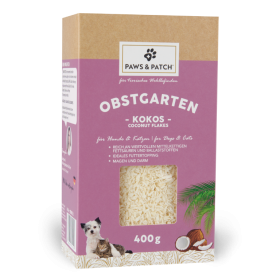 Paws & Patch KOKOSFLOCKEN 400g für Hunde und Katzen