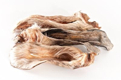 Bild 1 von 1: mascota vital Lammohren mit Fell, Kauartikel für Hunde, unterstützt die Verdauung, 250 g