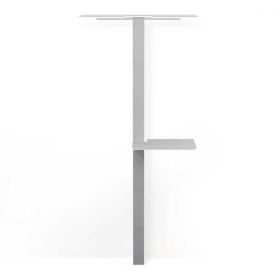 stylecats® Kratzbaum Mounty X-Large mit Doppel- & Zwischenboden weiß Doppel / rechts unten Sisal hellgrau Cozy hellgrau, 202 cm