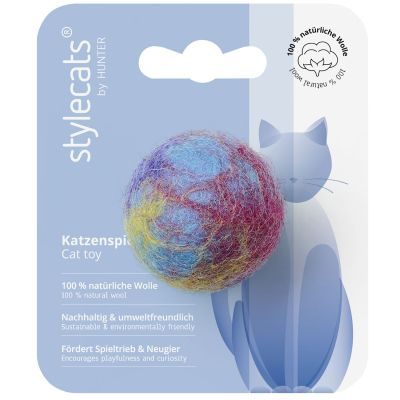 Thumbnail 2: stylecats® Katzenspielzeug Filzball bunt Ø = 4 cm