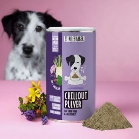 Tierliebhaber Chillout Pulver für Hunde - Natürliche Beruhigungshilfe.Bei Unruhe, Nervosität & Angst