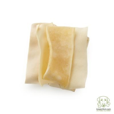 kauartikel.com Büffel-Kauchips, weiß -  Hunde-Kauartikel - Hunde-Snack - Büffel-Kausnack - Leckerli vom Rind
