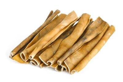 Thumbnail 2: Kaureks Natur Hundeleckerlies Pferdekopfhaut Stangen 800g (Gold)- hypoallergener Hunde-Kauartikel - Hunde-Snack - Kausnack - Leckerli