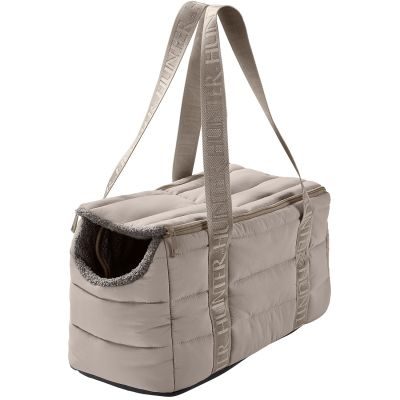 HUNTER 2-in-1 Hunde-Tragetasche und Decke Seoul 45 x 22 x 24 cm, greige