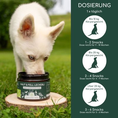 Thumbnail 4: Wolfsbacher Natur Haut & Fell Snacks für Hunde