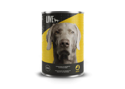 Thumbnail 1: LIVE Wet Nassfutter mit Entengeschmack und postbiotischem Effekt