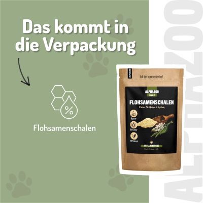 Thumbnail 3: ALPHAZOO Flohsamenschalen gemahlen