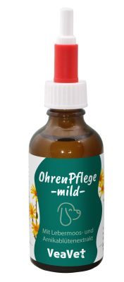 cdVet VeaVet Ohrenpflege mild 50 ml – Natürliche Ohrpflege für Hunde & Katzen