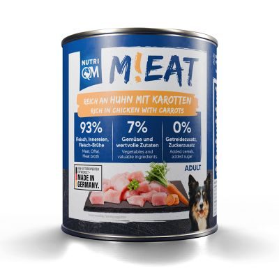 NutriQM NutriQM M!EAT Huhn & Karotte 6 x 800g