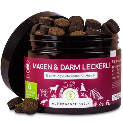 Wolfsbacher Natur Magen & Darm Snacks für Hunde