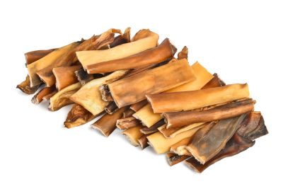 Thumbnail 2: Kaureks Natur Hundeleckerlies Rinderkopfhaut 1000g ca. 15 cm - Hunde-Kauartikel - Hunde-Snack - Kausnack - Leckerli