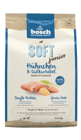 bosch Tiernahrung HPC Soft Junior Hühnchen & Süßkartoffel – Hundefutter – 2,5kg
