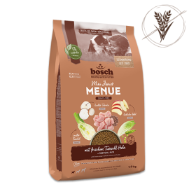 bosch Tiernahrung HPC MENUE Mini Junior Tierwohl-Huhn – Trockenfutter Hund – 1kg