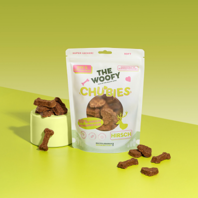 THE WOOFY Softer Snack für Hunde mit satten 90% Hirsch