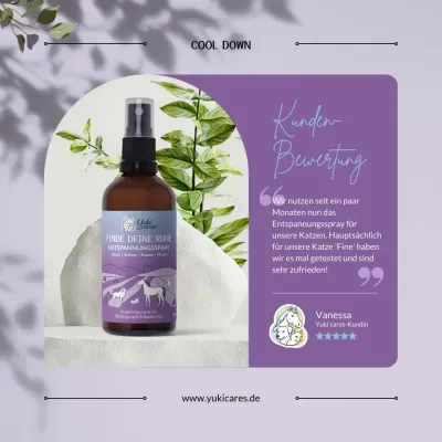 Thumbnail 4: Yuki cares Entspannungsspray Finde deine Ruhe