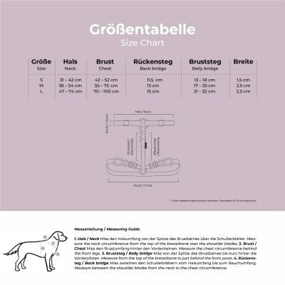 Thumbnail 8: Hey Lana Führgeschirr - Outdoor FLEX - 5-fach verstellbar mit Haltegriff Taube / Blau / M