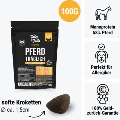 Thumbnail 5: Tales & Tails Perfekt PferdTräglich Softtrockenfutter - Probe 5er Paket