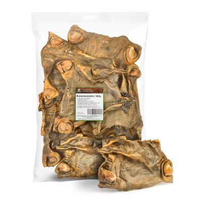 Kaureks Natur Hundeleckerlies Rinderhautplatten 1000g (dunkel) - Hunde-Kauartikel - Hunde-Snack - Kausnack - Leckerli
