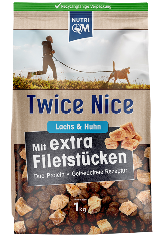 NutriQM Twice Nice Lachs & Huhn 4 kg