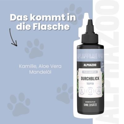 Thumbnail 3: ALPHAZOO Durchblick Augenpflege für Hunde
