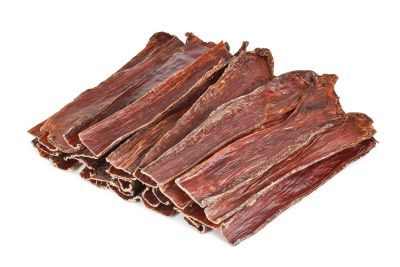 Thumbnail 2: Kaureks Natur Hundeleckerlies Rinderdörrfleisch 1 kg ca. 30 cm - Rinder-Schlund, lang - Hunde-Kauartikel - Hunde-Snack - Kausnack - Leckerli vom Rind