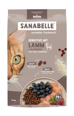 Thumbnail 1: Sanabelle Sanabelle Sensitive Lamm – Trockenfutter sensible Katze – 8kg