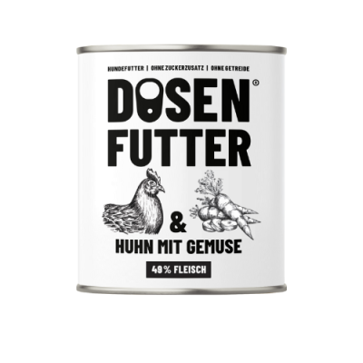 Thumbnail 2: Schnauze & Co. Dosenfutter® HUHN MIT KAROTTE 6x800g