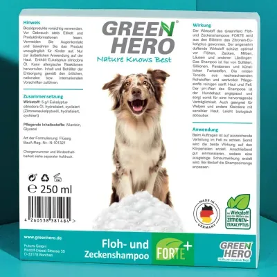 Thumbnail 3: Greenhero Floh- und Zeckenshampoo FORTE