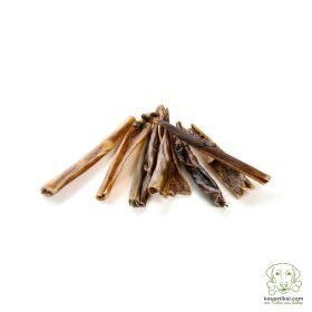 kauartikel.com Hirsch-Haut, gerollt - Hunde-Kauartikel - Hunde-Snack - Hypoallergen-Kausnack - Wild-Leckerli