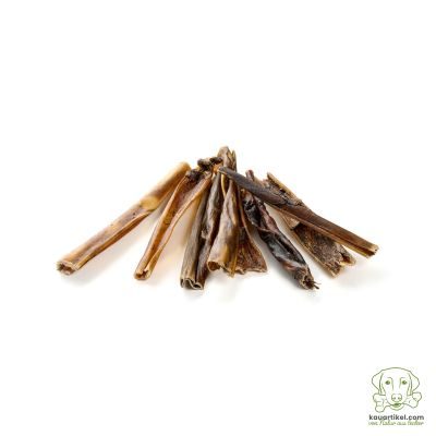 Bild 1 von 1: kauartikel.com Hirsch-Haut, gerollt - Hunde-Kauartikel - Hunde-Snack - Hypoallergen-Kausnack - Wild-Leckerli