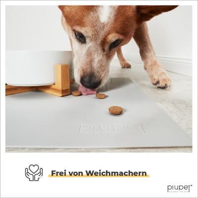Thumbnail 5: PIUPET Napfunterlage für Katze & Hund I 60x40cm I Wasserdicht I Silikon Unterlage